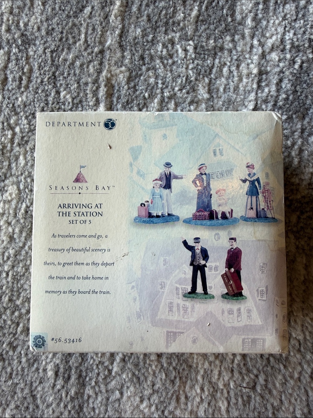 Department 56 Arriving at the Station Figurines